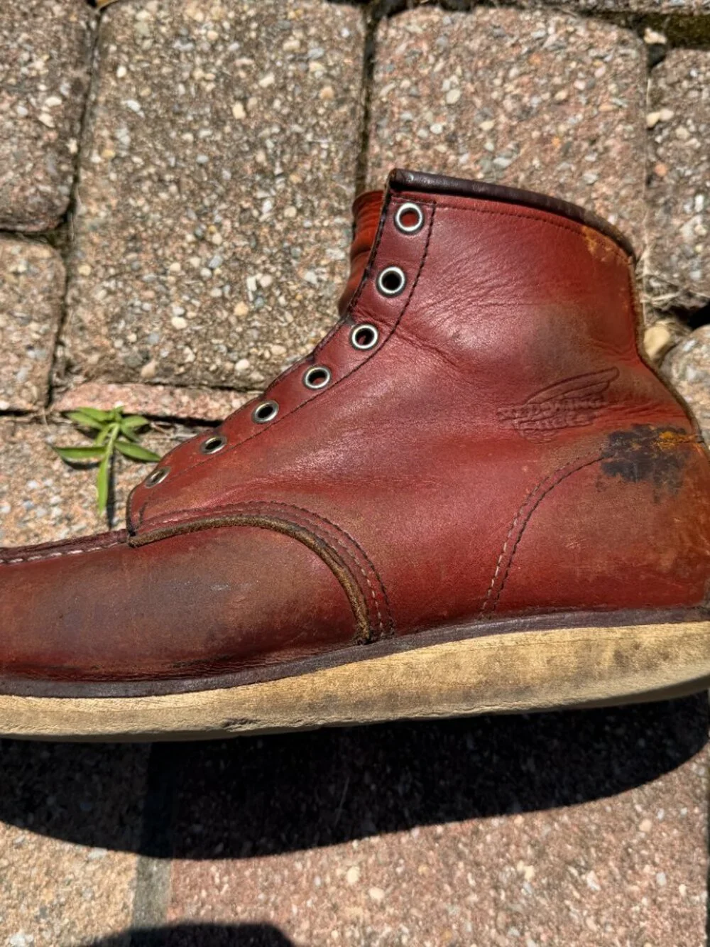 Red Wing Moc Toe Boot 8131 Size 10.5 D 6